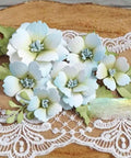 3D Flower Frame Metal Die Cuts Set For Scrapbooking And Card Making with floral dies on lace and wood background