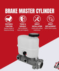 Replacement Brake Master Cylinder For GM Trucks And SUVs Direct Fit 1999 To 2002 Silverado 1500 Blazer Yukon Escalade