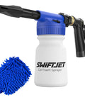 Pro Grade Foam Cannon Car Wash Sprayer With Microfiber Wash Mitt 6 Foam Settings And Rinse Hose End Foam Sprayer Kit For At Home Detailing
