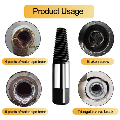 Thirteen Size Left Hand Spiral Screw And Bolt Extractor Kit With Four Adapters And Storage Case For Pulling Damaged Screws Bolts Pipes