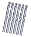 Six pieces from the 8mm Tungsten Steel Twist Drill Bit Set, 10 Pcs Straight Shank End Mill Bits For PCB CNC Metal Wood Plastic.