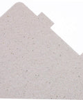 Close-up of Microwave Oven Mica Sheets 10 Pack Cuttable Waveguide Cover Heat Insulation Boards for microwave repair.