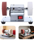 Compact Desktop Sanding And Polishing Machine With Easy As Pie Plug And Go Setup, multi-angle adjustments for sharpening.
