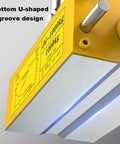 Tough As Nails Permanent Lift Magnet Featuring Sure Grip Handle And Smooth Rotating Shaft For Shop Cranes, U-shaped groove design.