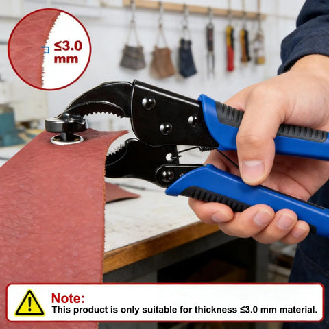 Heavy Duty Snap Fastener Tool Kit With 5 Dies And 15mm Metal Snaps 266 Piece Stainless Steel Snap Tool Set In Four Color Finish For Boat Covers Awnings Denim Leather And Canvas Repair All In One used on red fabric