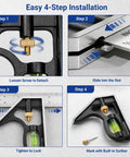Easy installation guide for Job Site Ready 12 Inch Combination Square And Adjustable Carpenter Square.