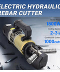 Heavy Duty 1800W Portable Electric Rebar Cutter For Steel Bars Up To 28mm, designed for fast 2-3 sec cutting cycle.
