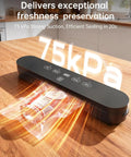 Powerful 75kPa Vacuum Sealer For Food Storage, Compact 4 In 1 Machine, sealing can on kitchen counter