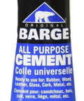 All Purpose Cement, Blue 2 Oz, Waterproof And Flexible Adhesive For One-Coat Bond tube front view with text shown.