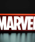 Epic 17-Inch Comics Logo Light Box USB Powered LED Mood Light for Fans with Marvel logo glowing in red and white.