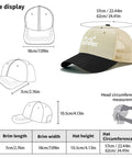 Size guide for Washed Distressed Trucker Cap For Men And Women, Dope Street Style With Adjustable Strap