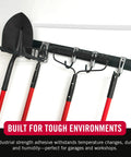 Heavy Duty Mounting Tape 12 Foot Roll Holds Up To 10 Lbs Indoor Outdoor Use One And A Half Inch White Industrial Strength Adhesive on tool rack