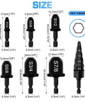 HVAC Copper Tube Expander Set For Pros And DIYers, 7 Piece Repair Kit With 5 In 1 Swaging Tool, Hex Shank Drill Bits