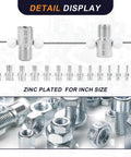Nut And Bolt Thread Checker With 26 Male And Female Gauges 14 Inch And 12 Metric Quickly Check Inch Or Metric Nuts And Bolts