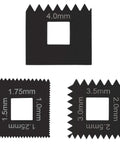 Heavy Duty Metric Thread Repair Die Set with 1.0, 1.75, 2.0, 3.5, and 4.0 mm sizes for restoring damaged external threads
