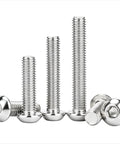 Top Shelf 15 Piece M6 By 20mm Button Head Socket Cap Bolts Built Tough With Rust Resistant 304 Stainless Steel, assorted sizes