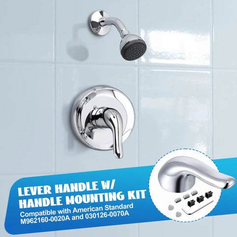 Lever Handle Kit And Screw Kit For Single Handle Pressure Balance Tub And Shower Faucets Polished Chrome Finish