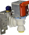 Universal Refrigerator Ice Maker Water Valve 2315576 S 86 QC N Replacement Part in metal and plastic, angled view