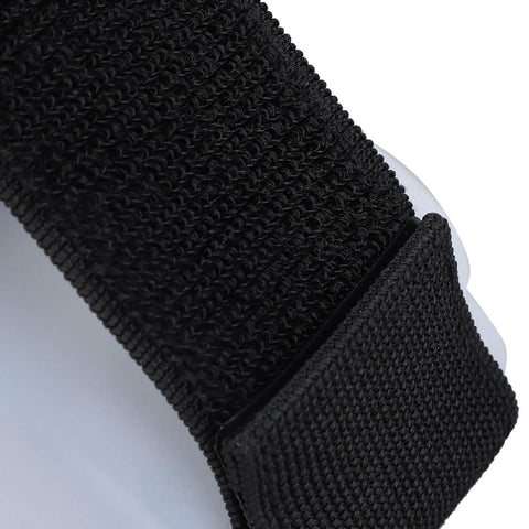 Close-up of adjustable strap on 200ml Silicone Wrist Water Bottle With Leakproof Bite And Drink Spout Sealed To Stop Spills