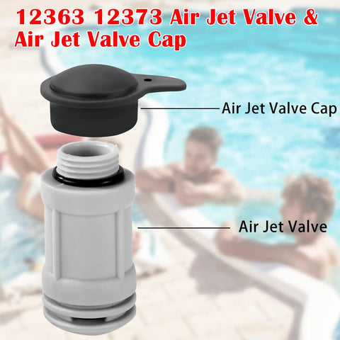 Air Jet Valve And Jet Valve Cap Replacement Kit For Above Ground Pools DIY Friendly Upgrade With Easy Install For Intex Models
