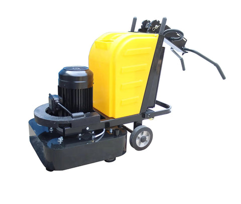 Electric Concrete Floor Grinder for Wet and Dry Grinding, Beast Mode Polisher for Terrazzo, Marble, Granite and Concrete, 220V