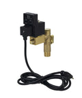 Pro Grade Timer Controlled Condensate Drain For Air Tanks With 115V Power, One Half Inch NPT, Brass Body, 6 Foot Cord