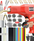 220W Plastic Welder Kit 2 In 1 Plastic Repair Set With Hot Stapler Soldering Gun And 1000 Rods For Car Bumpers And Most Plastic Auto Repairs Quick Heat DIY Friendly Long Lasting Bond No Fuss