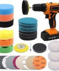 Headlight Restoration Kit With 3 Inch Polishing Sanding Discs And 1 Fourth Inch Shank Backing, Scouring Pads, 41-Piece Set, Drill-Ready