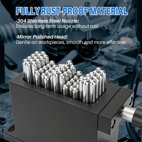 Sixty Seven Pin Flexible Work Clamping Fixture Universal Needle Array Jig For Cnc Milling And Laser Marking Builds Dead Tight No Sweat Grip To Secure Any Weird Shape Component Real Quick with stainless steel nozzle.