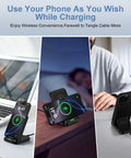Wireless Charging Stand For 15W Fast Charging With Auto Output Galaxy S26 Ultra S25 S24 S23 S22 S21 And Motorola Edge 2025 G Stylus