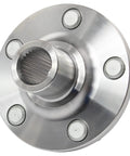Front Wheel Hub Assembly Driver Side Left Or Passenger Side Right Replacement For Ford Escape 2013-2019 And Lincoln MKC 2015-2019 OE Style Fit Bolt On DIY Friendly, showing five studs and ball bearings, close-up view.