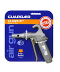 Xtra Thrust 75XXT Safety Air Blow Gun With Venturi Alloy Nozzle on display packaging, OSHA compliant ergonomic pistol grip
