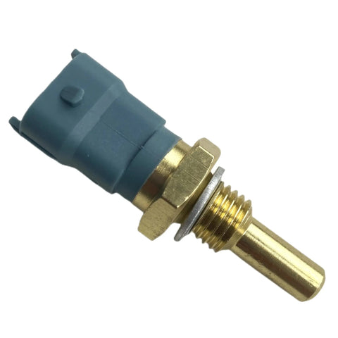 High Quality Coolant Temperature Sensor For Vehicle Engine OE Replacement Cross Ref 213 4777 12639899 showing brass contact and plastic connector.