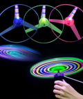 LED Flying Saucer Toys 4 Pack With Built In Flashing Lights For Kids Outdoor Glow In The Dark Night Light Trails Party Favors Ages 4 8 12 Totally Lit For Group Games And Parties Outdoors Or Indoors