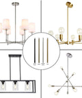 Matte Black M12 Threaded Extension Rod For Pendant Lights and Chandeliers Downrod No Fuss Install with various chandelier designs
