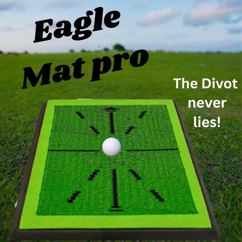 Pro Grade Golf Swing Training Mat That Tracks Ball Impact And Swing Path With Real Time Color Feedback From Green To White outdoors