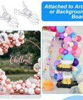 40 Pack 3.5 Inch Large Clear Balloon Arch Clips Transparent Spring Clamps Heavy Duty For Balloon Arches Backdrops Crafts