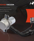 Heavy Duty Electric Vacuum Pump For Buick LaCrosse Chevy Impala Cadillac Xts with silver finish and connector for reliable performance.
