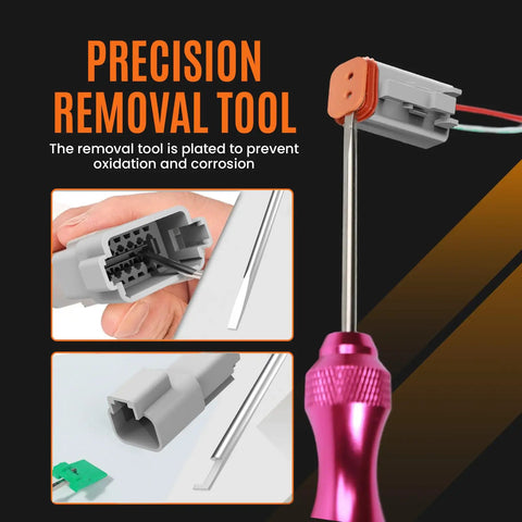 Precision removal tool for DT Style Automotive Connector Kit 706 Piece Set With Waterproof Dustproof Plugs Disassembly Tool detailed view.
