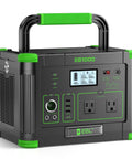 Power On The Go Portable Power Station With 1000W Output And 999Wh Capacity Solar Generator for camping, home backup, RV.