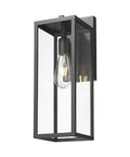 Dusk To Dawn Sensor Outdoor Wall Lantern 15 Inch Tall Anti Rust Black Exterior Light For Front Porch Doorway And Patio Auto On Off With Built In IC Light Sensor Modern Outdoor Lamp visible.