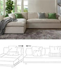 Heavy Duty Sectional Sofa Connectors 9 Piece Set With 155mm Iron Plug Buckles, snugly connecting sectional sofa parts.