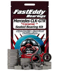 Pack of Mercedes CLK GTR TL 01 Ceramic Rubber Sealed Bearing Kit Upgrade For RC Cars with bearings displayed in front