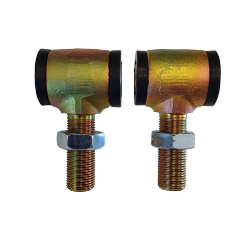 Three Quarter Inch Threaded Bushing Kit Left And Right For Four Link Suspension With One Half Inch Bolt Holes And Polyurethane Bushings Heavy Duty Forged Steel Build Replaces Worn Out Rod Ends And Suspension Bushings