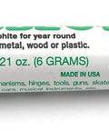 Dry Powder Graphite Lubricant 6 Gram Tube For Metal Wood Or Plastic Extra Fine Graphite Lubricant For Locks Drawers Tools Rails Cabinets