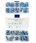 Get Ready For Heavy Work With This 100 Piece Grease Fitting Kit Featuring 45 Degree Angled Hex Heads In Zinc Plated Iron For Quick Installation And Fast Service Repairs Anywhere You Need Reliable Parts. 50-piece zinc-plated grease fitting kit in organizer case, straight and angled fittings