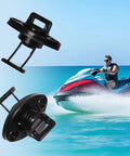 Drain Plug Kit With O Ring And Base For Sea-Doo Yamaha Polaris Jet Ski Gas Tank Replacement shown on ocean background