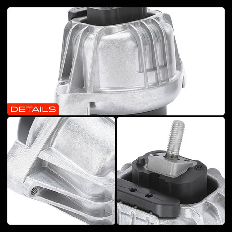Close-up view of Set Of Two Heavy Duty Front Engine Motor Mounts for BMW 128i 325i 328i 330i 335i, showcasing the durable construction.