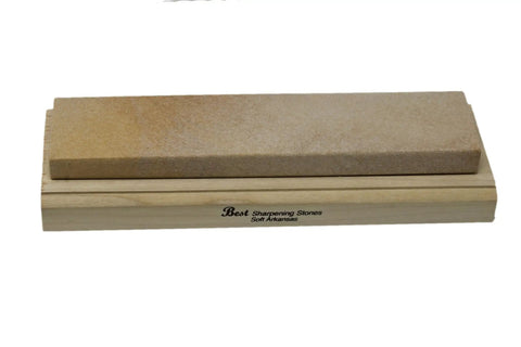 3 Stone Sharpening Stone Set With Wood Mounted Base, Pro Grade Soft Hard Black Stones In Coarse Fine And Extra Fine Grits