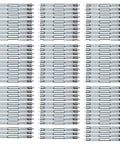 Universal Dishwasher Mounting Bracket 100 Pack Heavy Duty 22 Gauge Galvanized Steel Quick Snap Fit Under Counter Setup Kit Made In Usa, arranged neatly in rows.